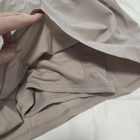 NWT Abercrombie & Fitch PYB Taupe Athletic Shorts - Picture 2 of 6